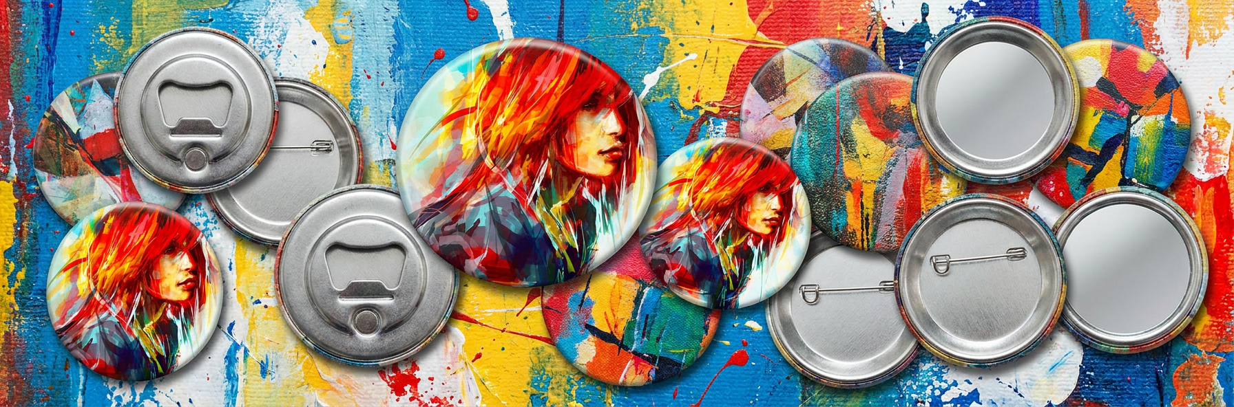 Ansteck-Buttons drucken lassen