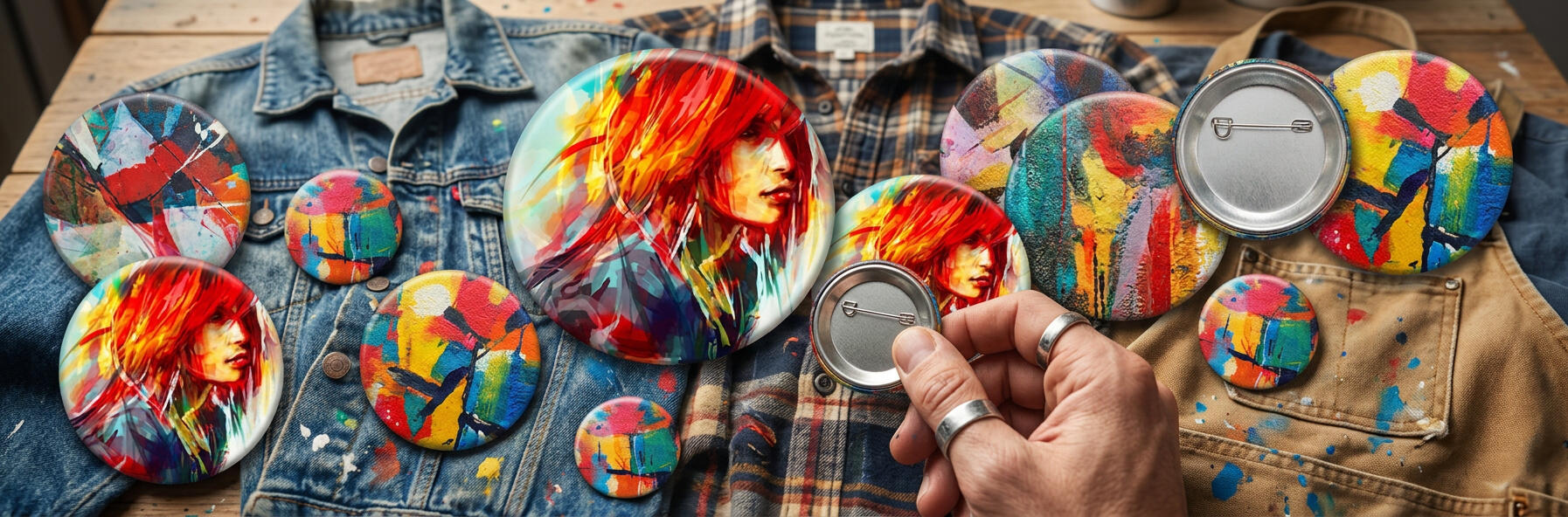 Ansteckbuttons drucken lassen