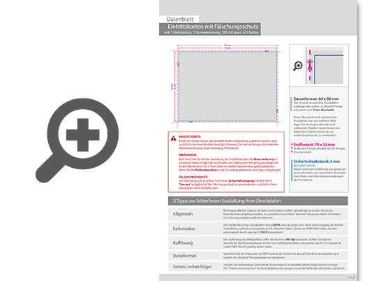 Product Bild eintrittskarte_mit_f__lschungsschutz_din_a8_quer__mit_perforierung_und_1x_nummeriert_(4_0_einseitig_bedruckt)