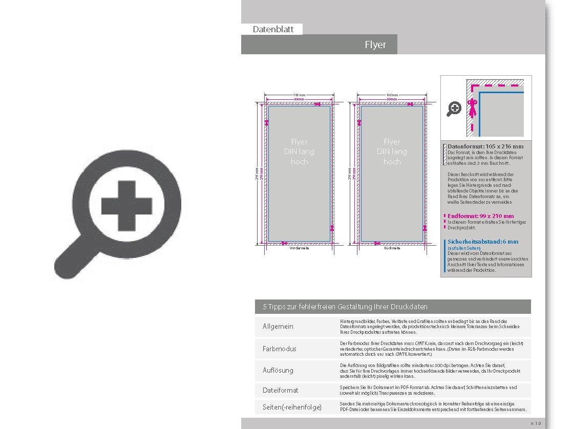 Product Bild flyer_din_lang_4_4_farbig_mit_beidseitig_partieller_uv-lackierung