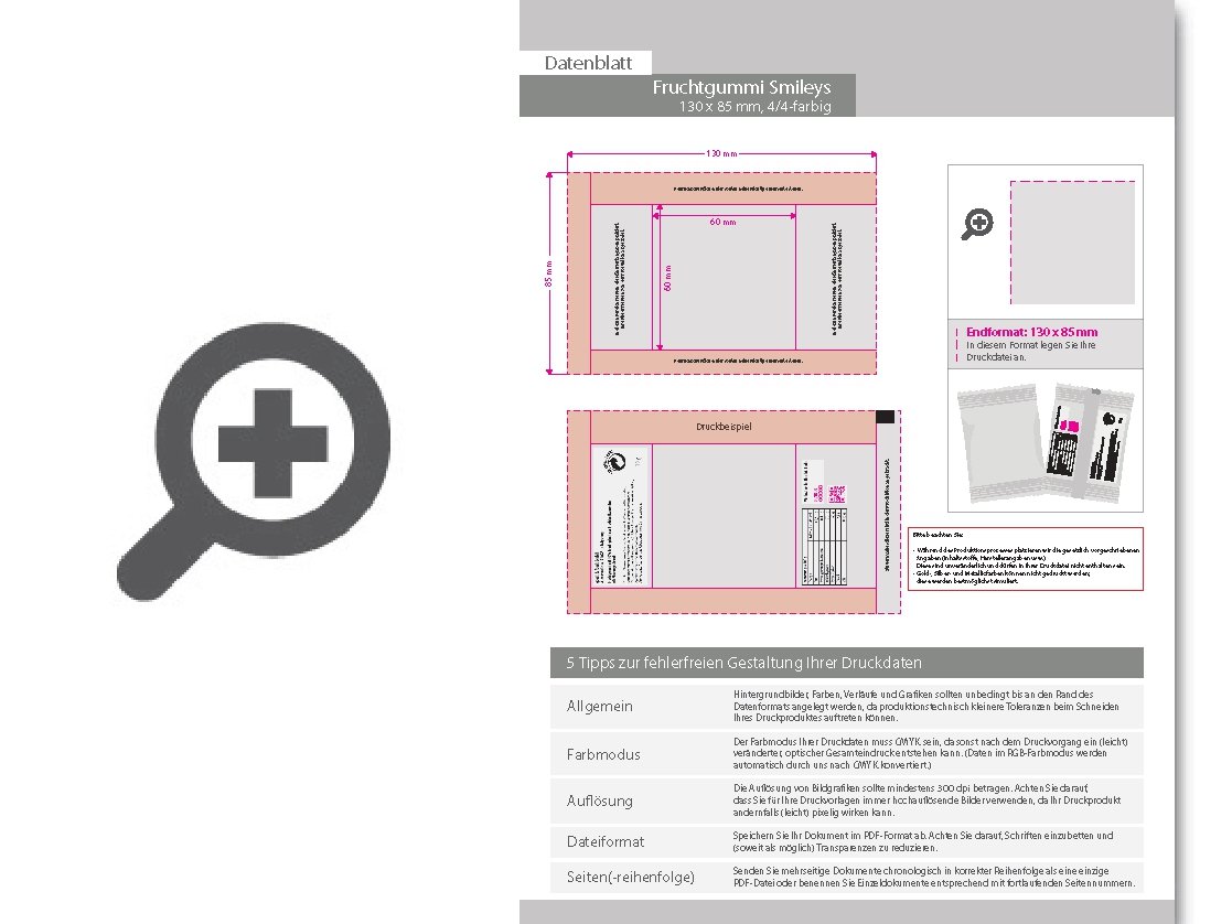 Product Bild fruchtgummi-t__tchen_10_g_(form__smiley)__4_4-farbig_beidseitig_bedruckt